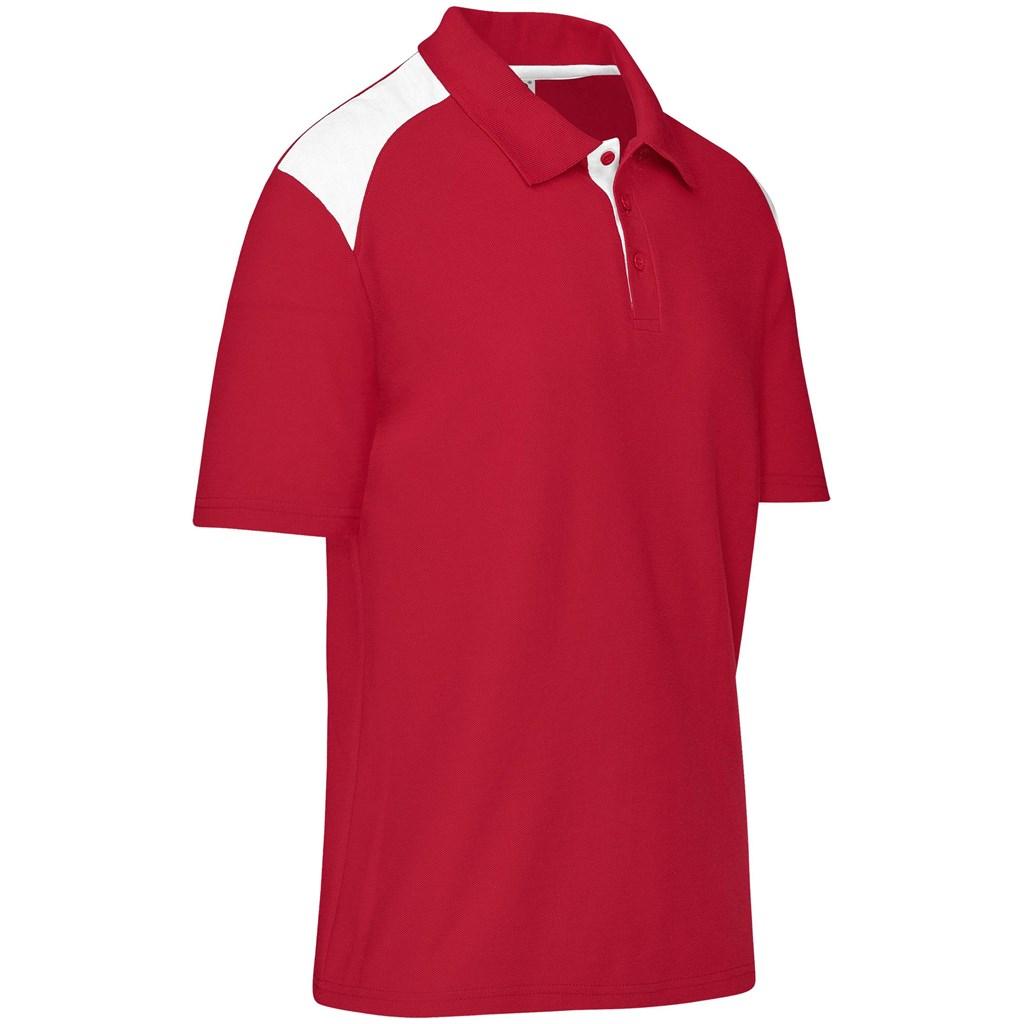 Mens Apex Golf Shirt - Red — view 3