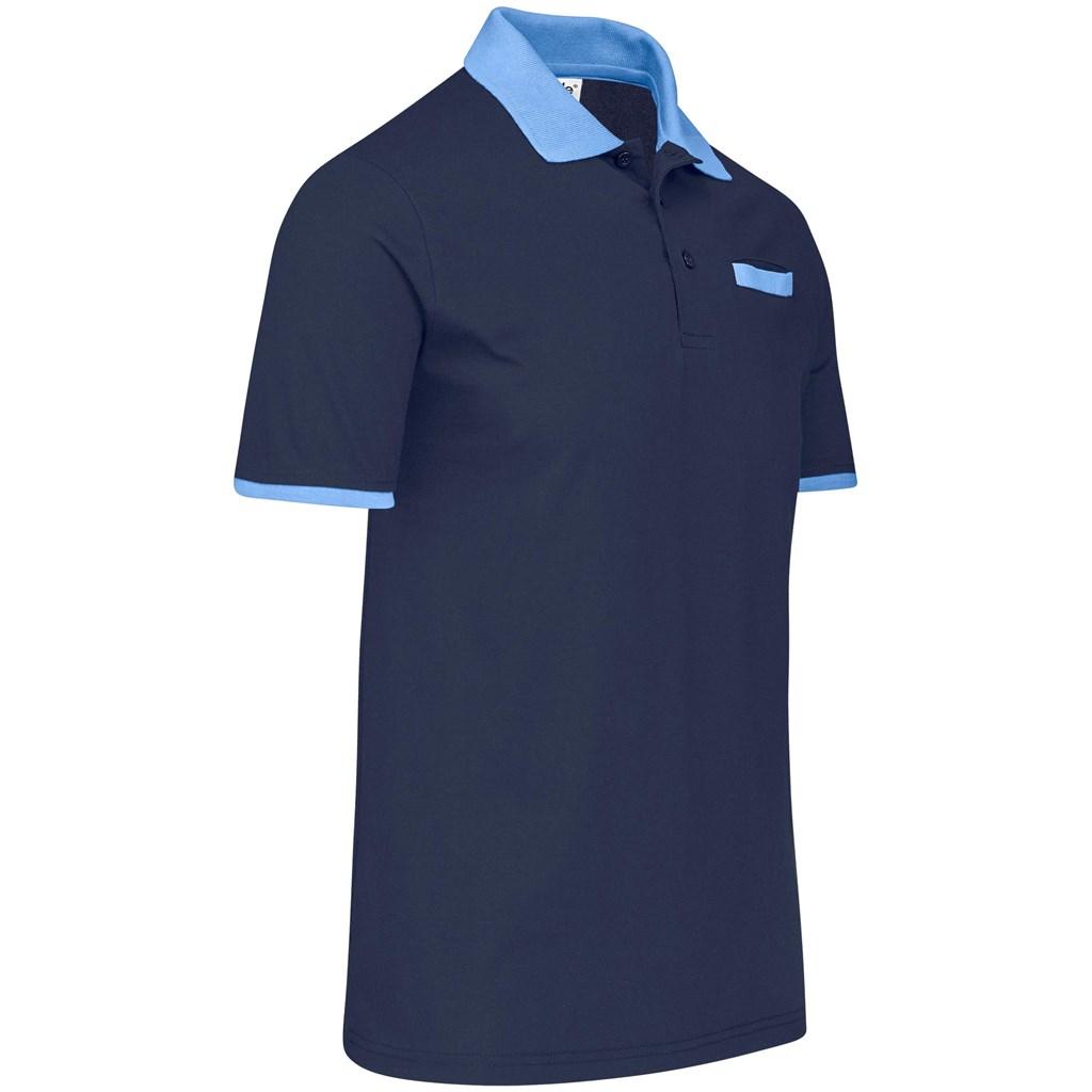 Mens Caliber Golf Shirt - Navy — view 2