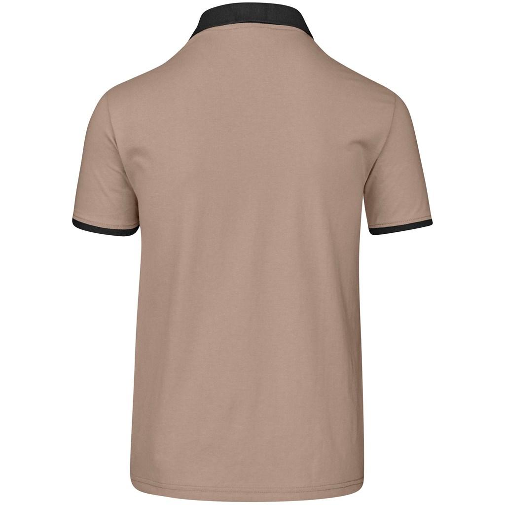 Mens Caliber Golf Shirt - Stone — view 2