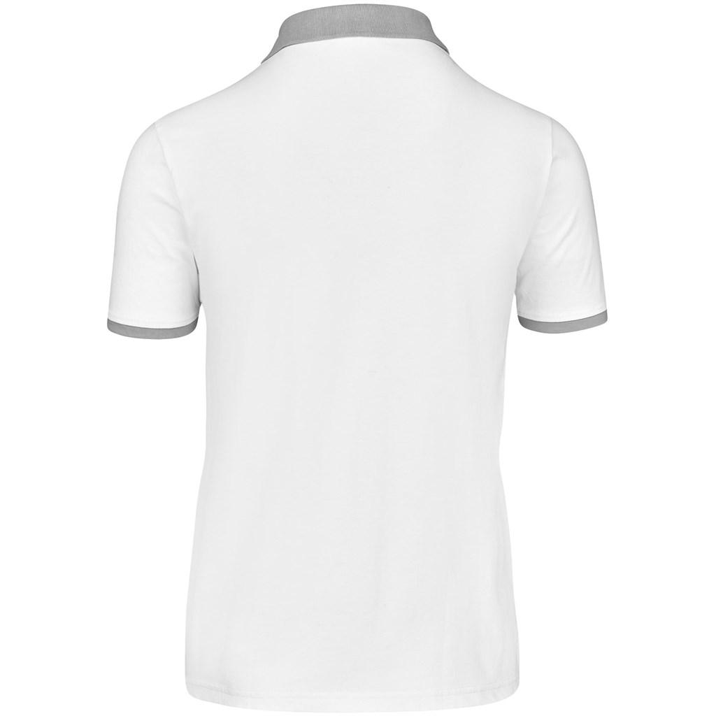 Mens Caliber Golf Shirt - White — view 3
