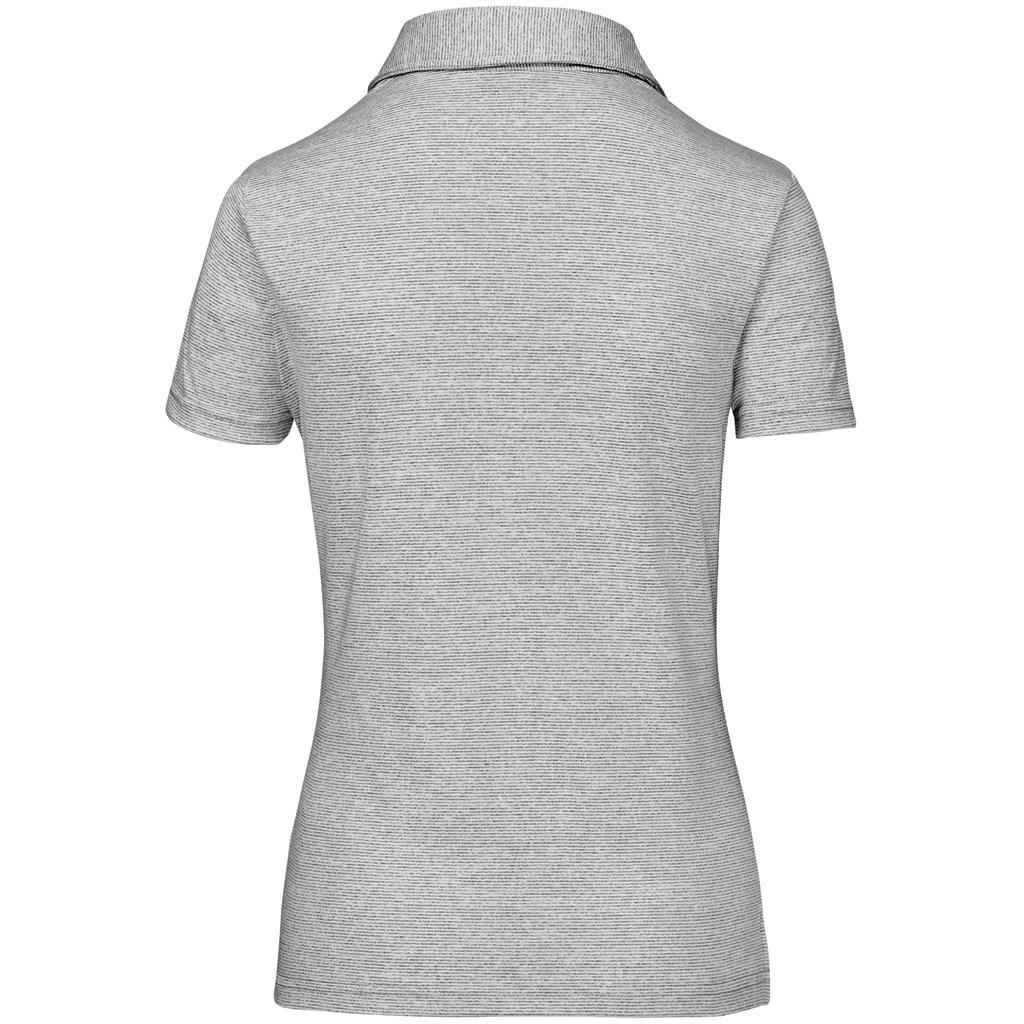 Ladies Echo Golf Shirt - Grey — view 2