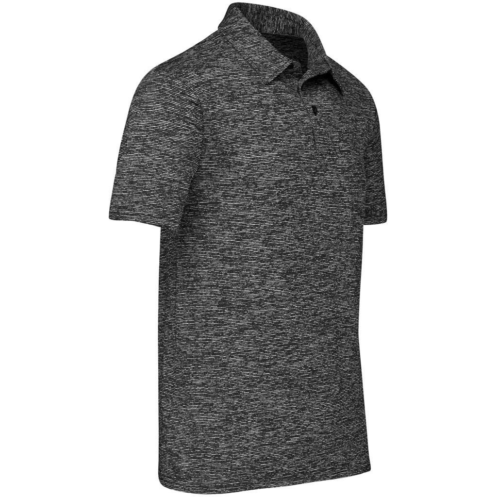 Mens Echo Golf Shirt - Black — view 3
