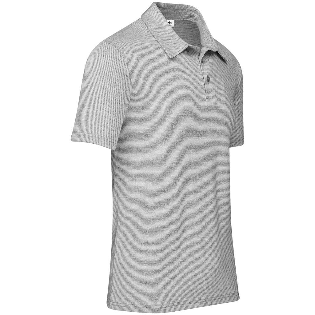 Mens Echo Golf Shirt - Grey — view 3