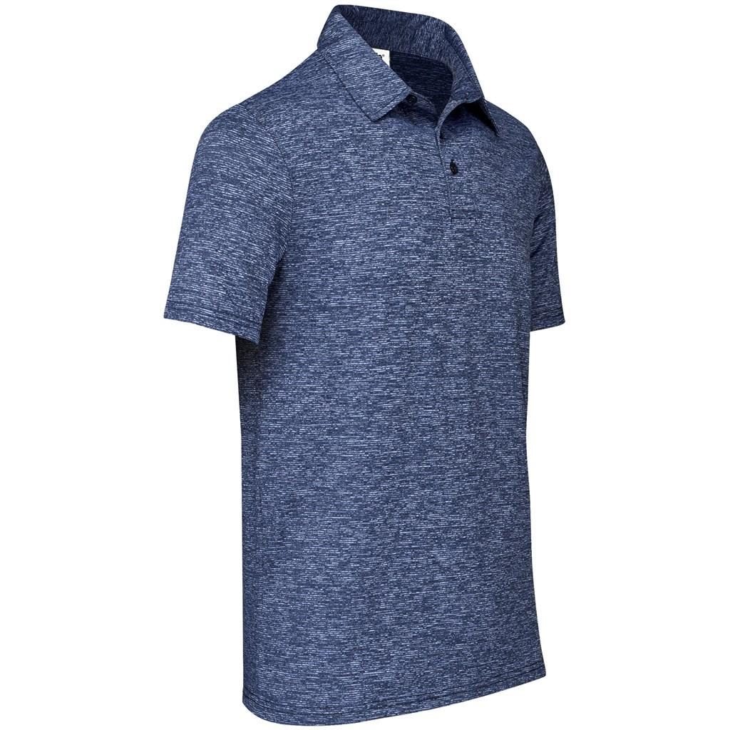 Mens Echo Golf Shirt - Royal Blue — view 3