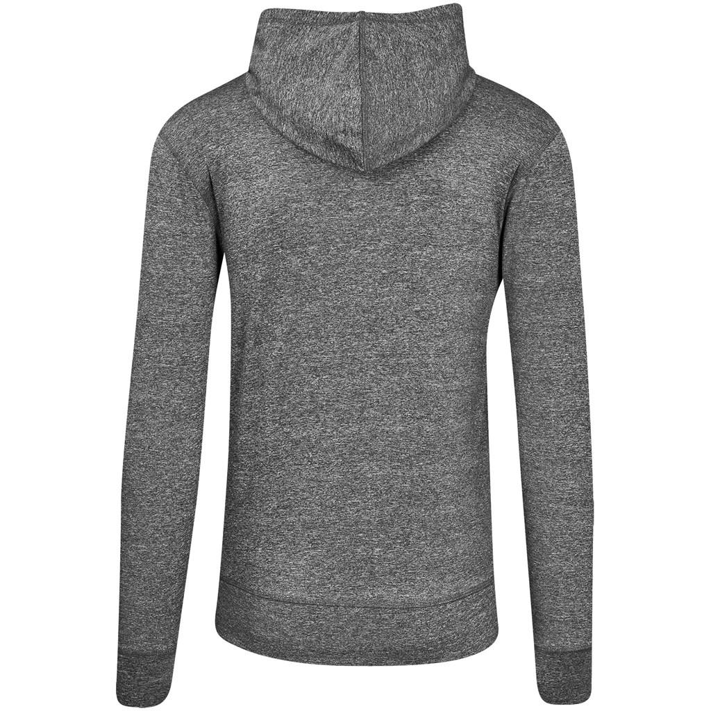 Mens Fitness Lightweight Hooded Sweater - Black — view 2