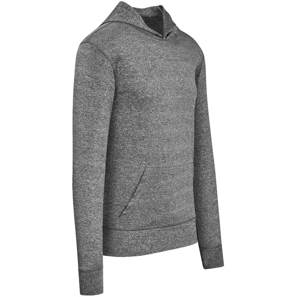 Mens Fitness Lightweight Hooded Sweater - Black — view 4