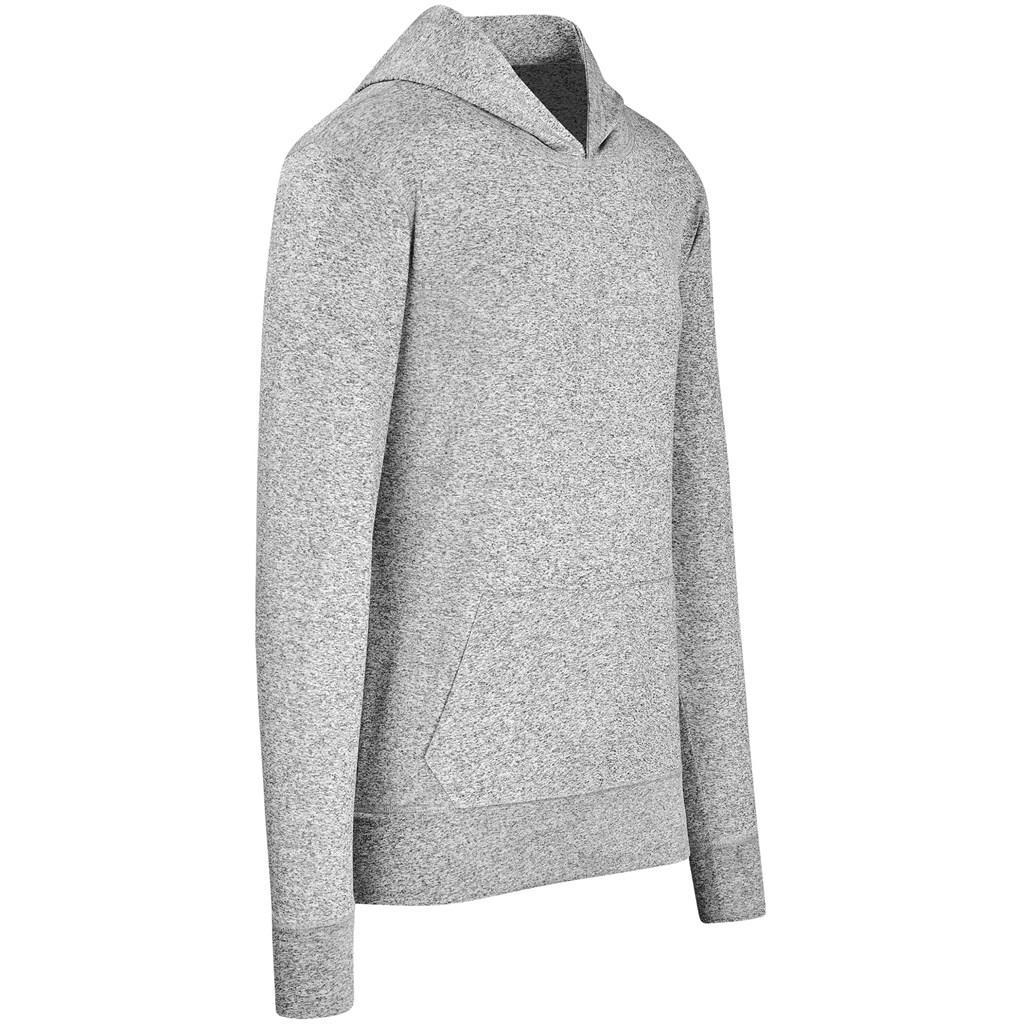 Mens Fitness Lightweight Hooded Sweater - Grey — view 3