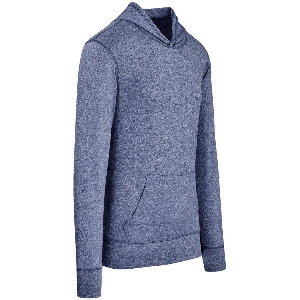 Mens Fitness Lightweight Hooded Sweater - Navy — view 4