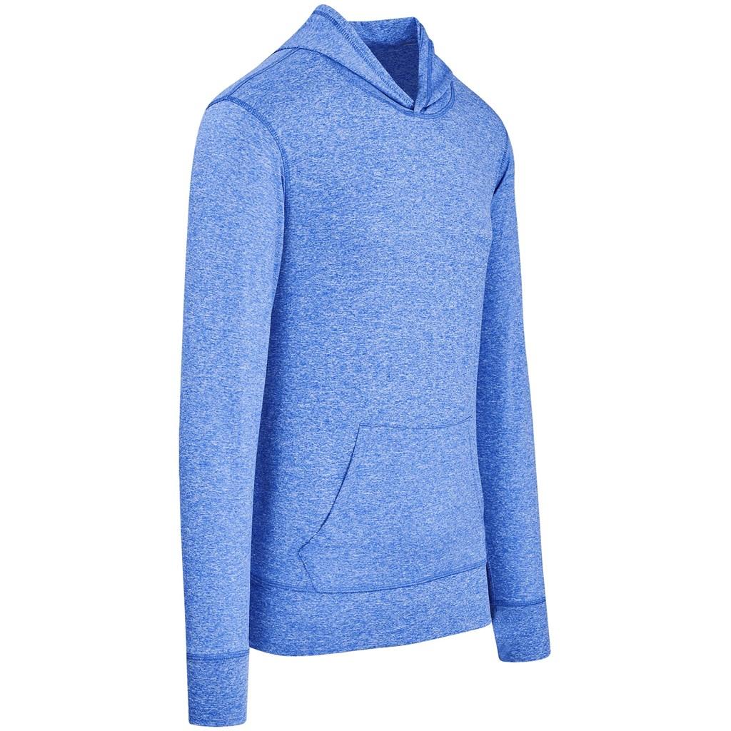 Mens Fitness Lightweight Hooded Sweater - Royal Blue — view 2