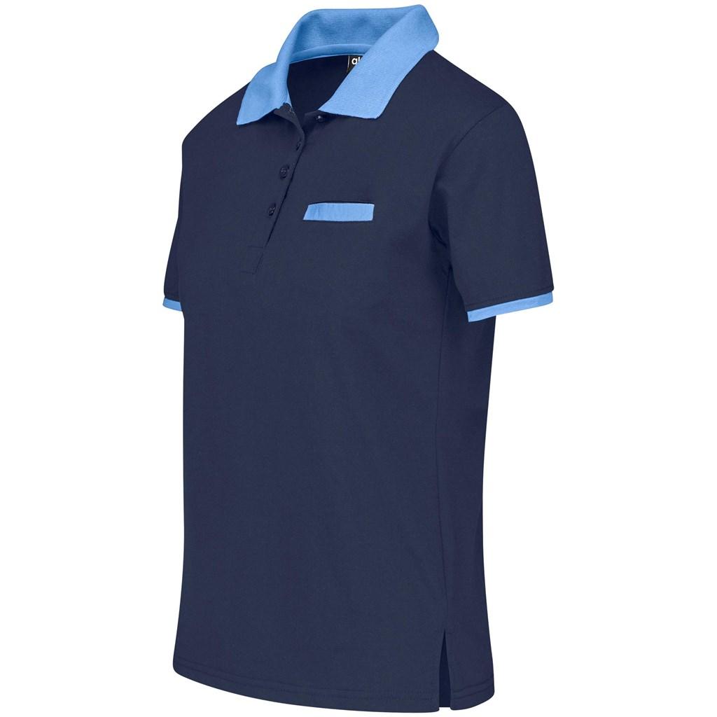 Ladies Caliber Golf Shirt - Navy — view 2