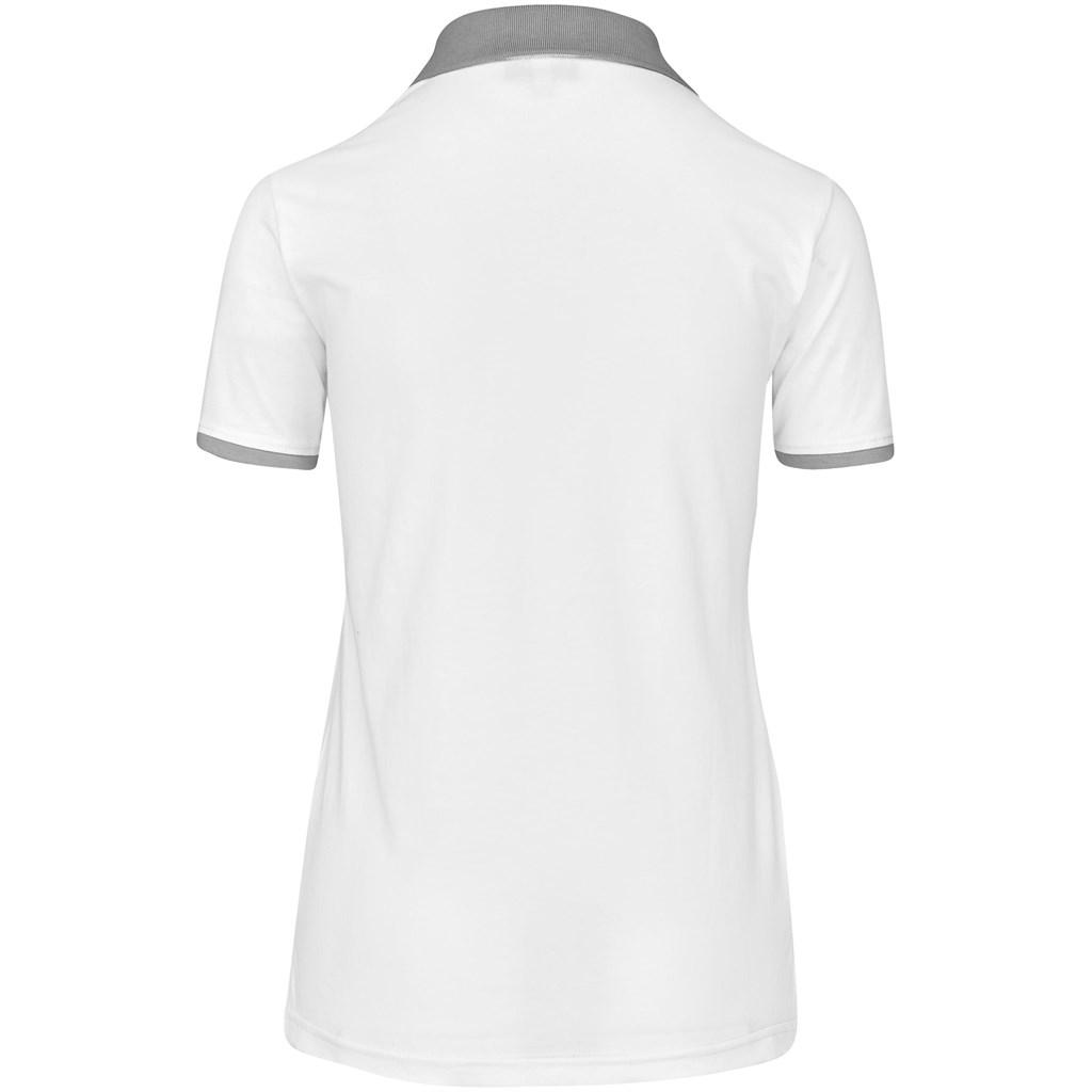 Ladies Caliber Golf Shirt - White — view 3