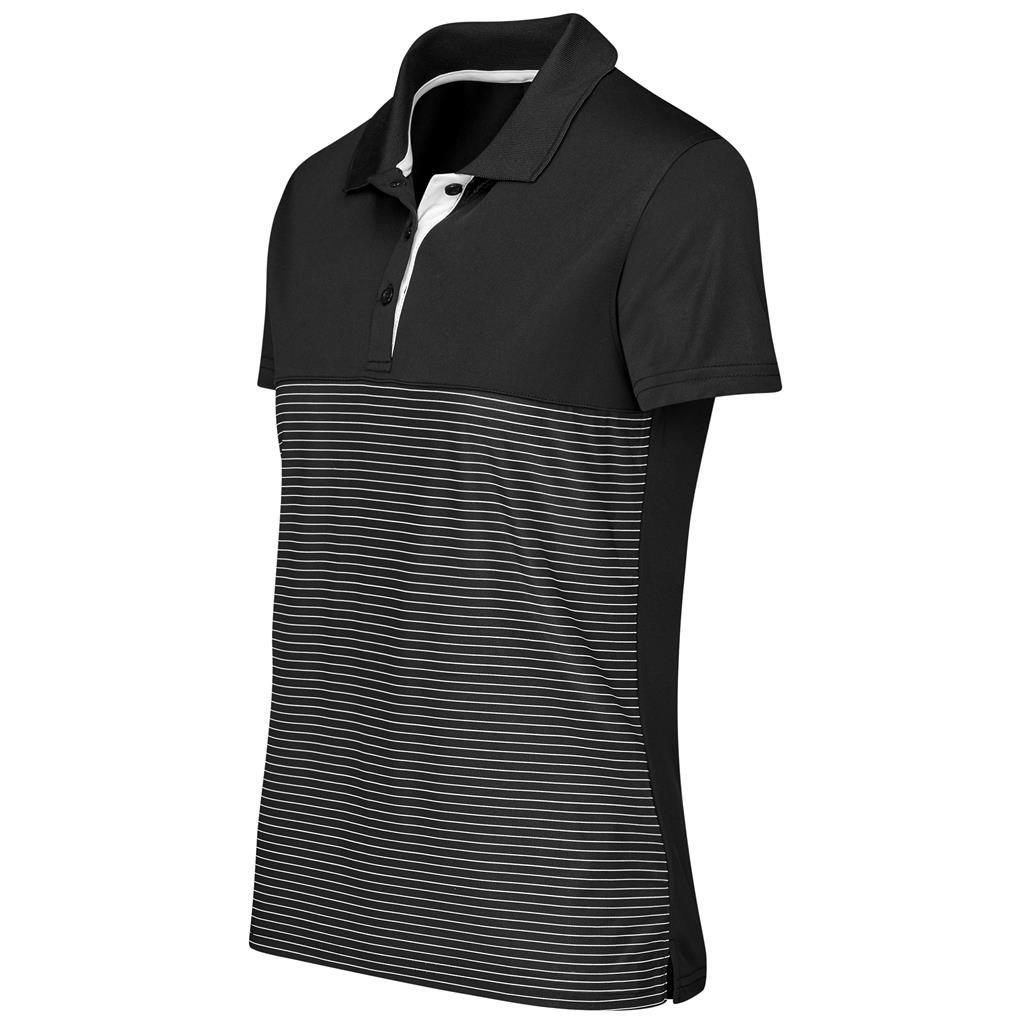 Ladies Maestro Golf Shirt - Black — view 2
