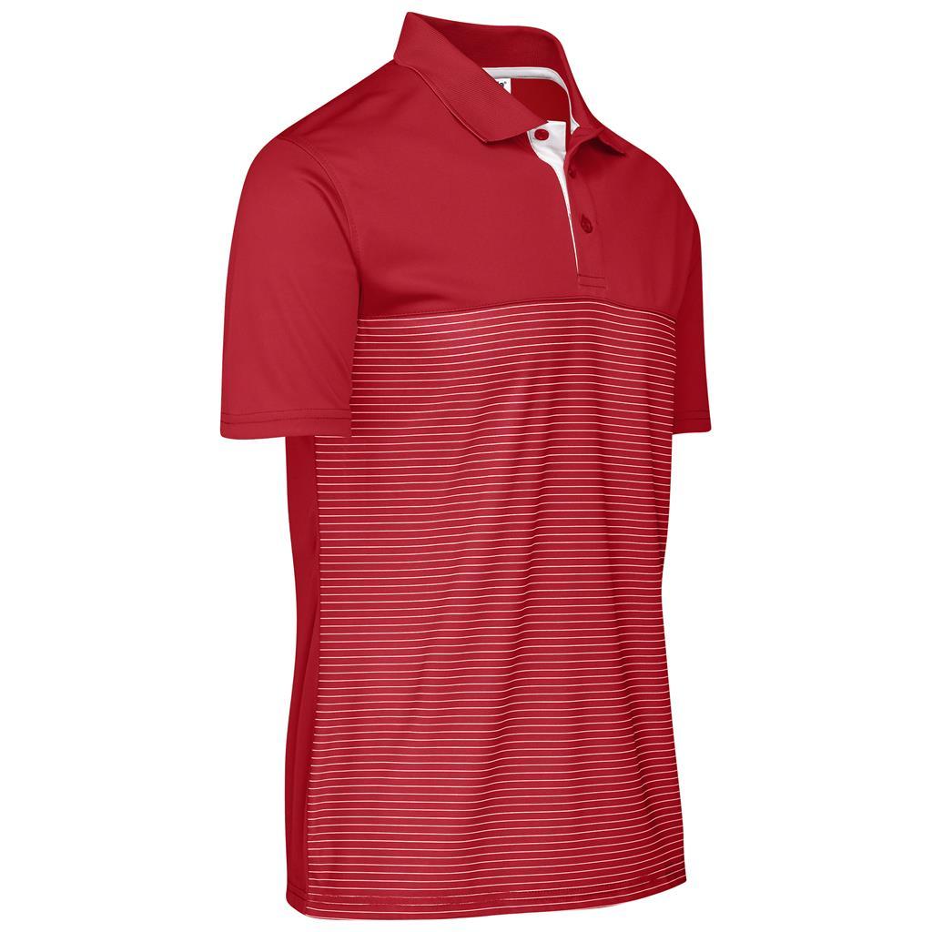 Mens Maestro Golf Shirt - Red — view 3