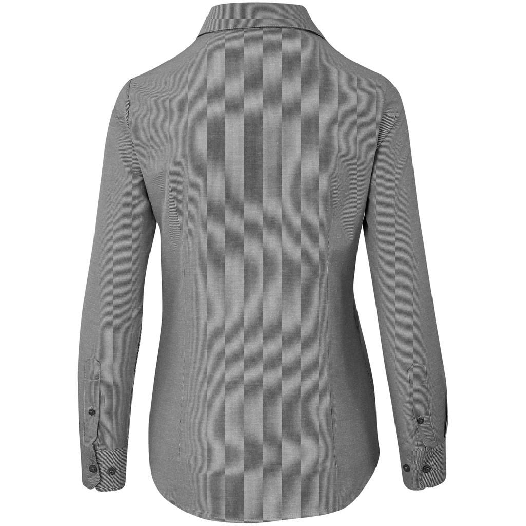 Ladies Long Sleeve Northampton Shirt - Black — view 2