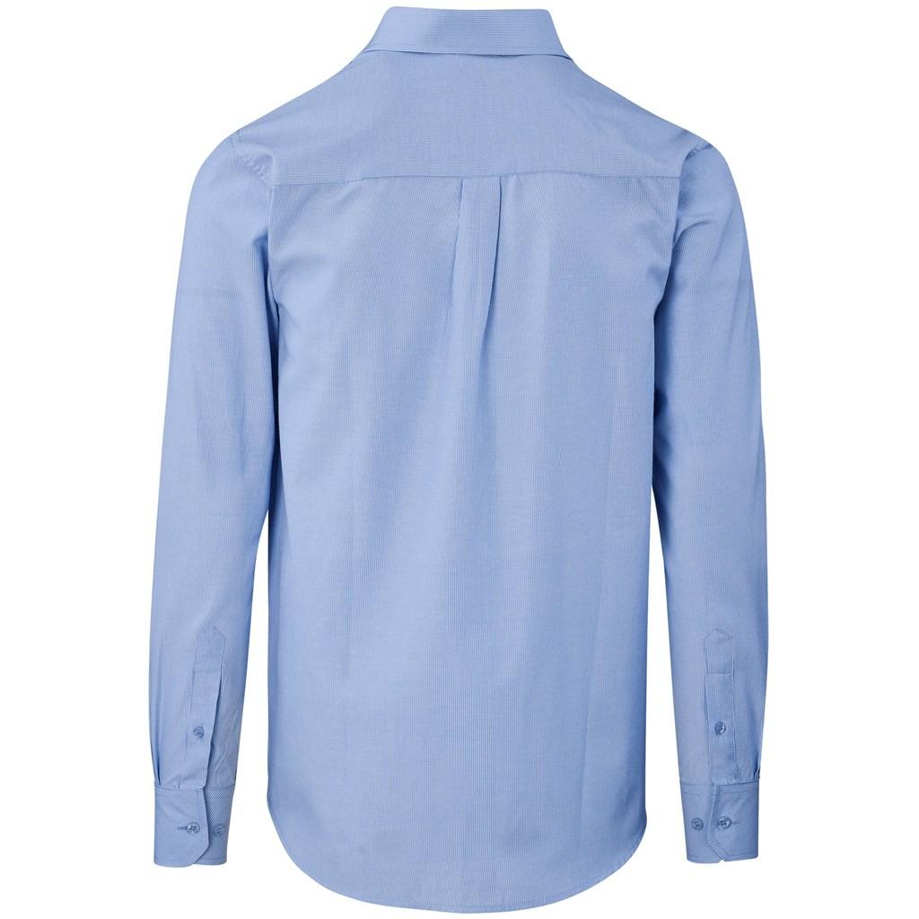 Mens Long Sleeve Northampton Shirt - Sky Blue — view 3