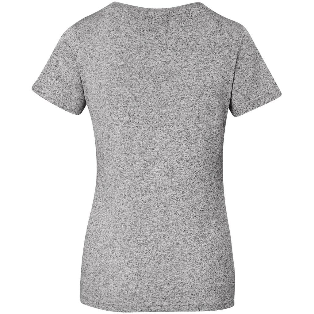 Ladies Oregon Melange T-Shirt - Grey — view 4