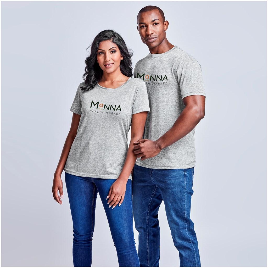 Ladies Oregon Melange T-Shirt - Grey — view 2