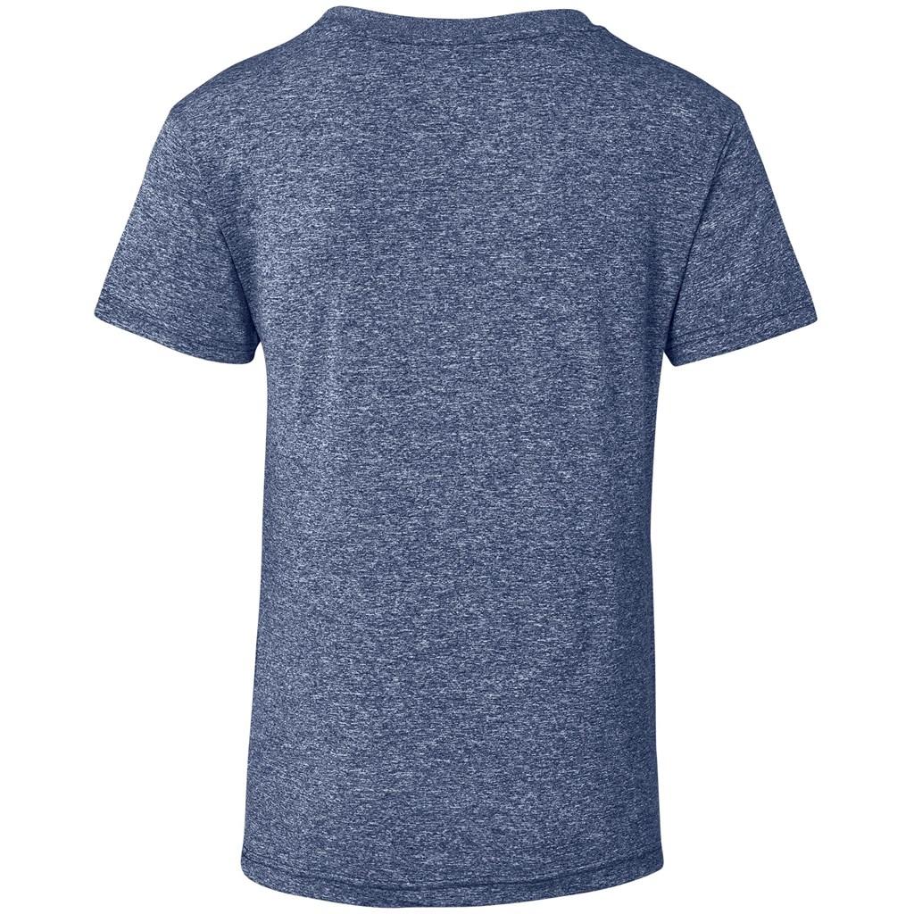 Mens Oregon Melange T-Shirt - Navy — view 2