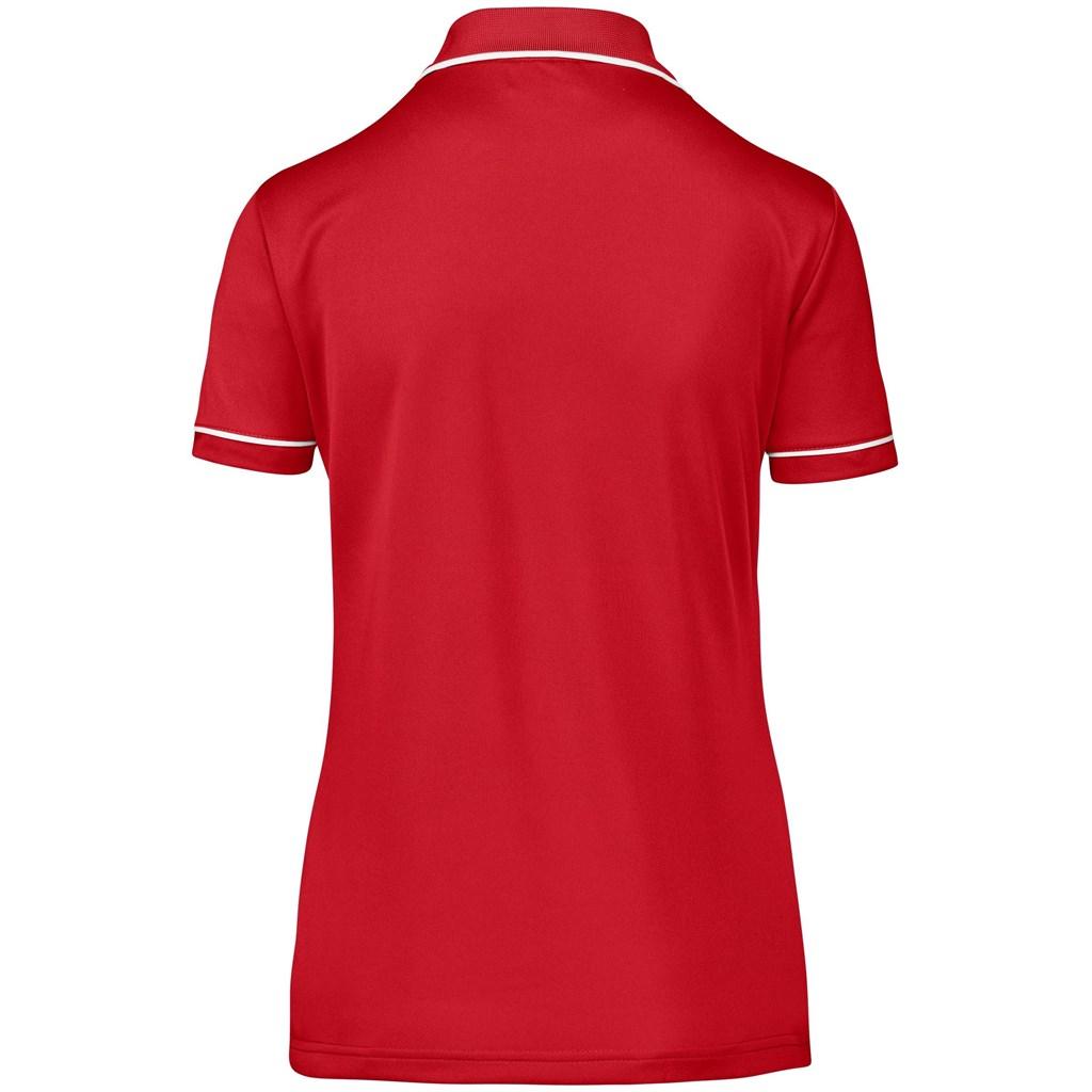 Ladies Osaka Golf Shirt - Red — view 2