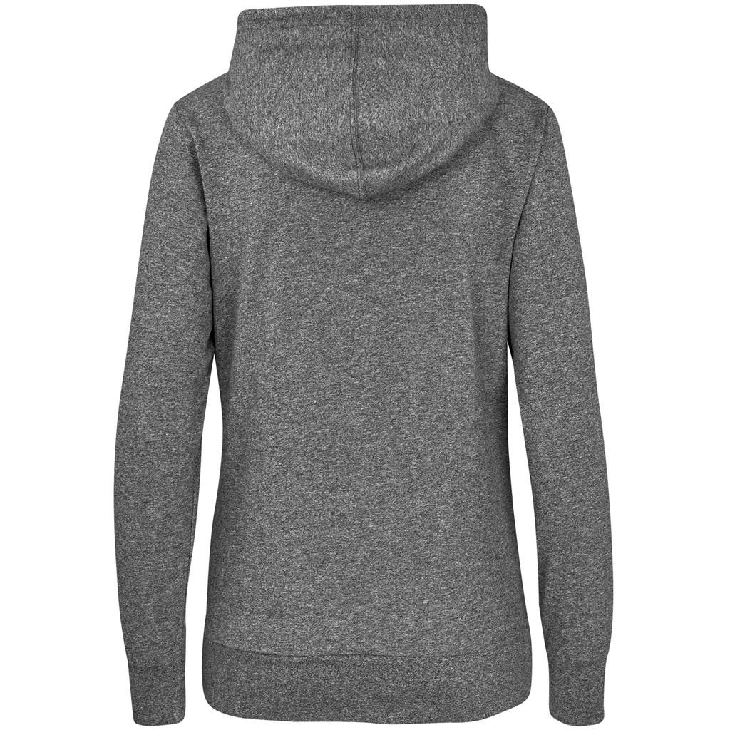 Ladies Physical Hooded Sweater - Charcoal — view 2
