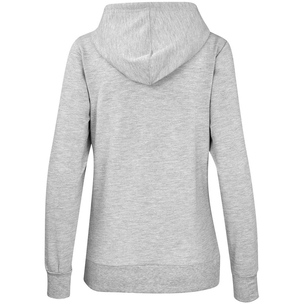 Ladies Physical Hooded Sweater - Grey — view 3