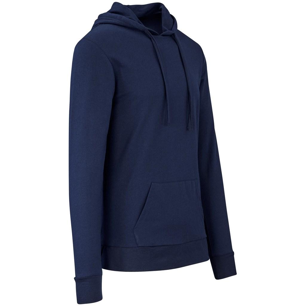 Mens Physical Hooded Sweater - Navy — view 3