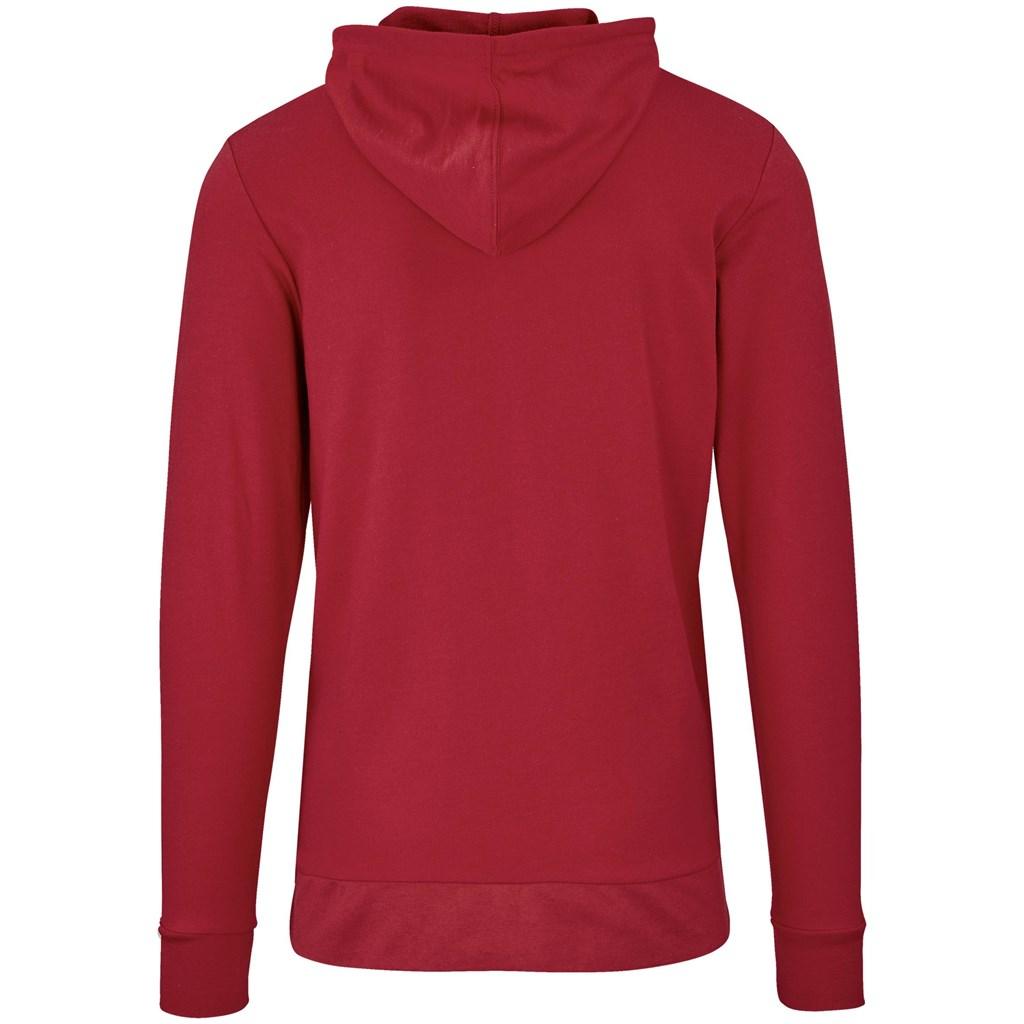Mens Physical Hooded Sweater - Red — view 2