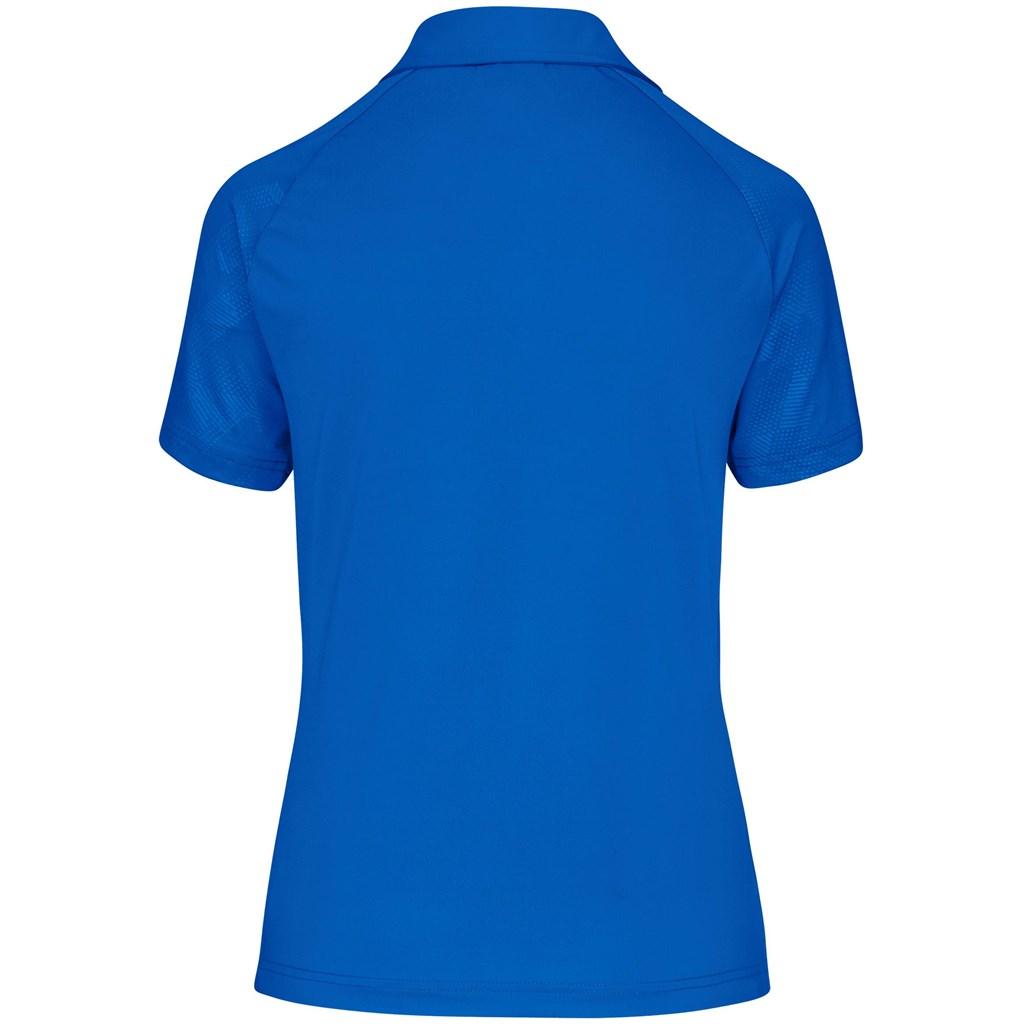 Ladies Santorini Golf Shirt - Blue — view 3