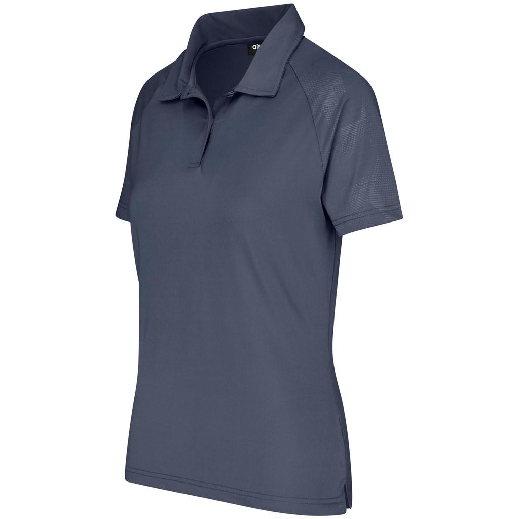 Ladies Santorini Golf Shirt - Grey — view 3