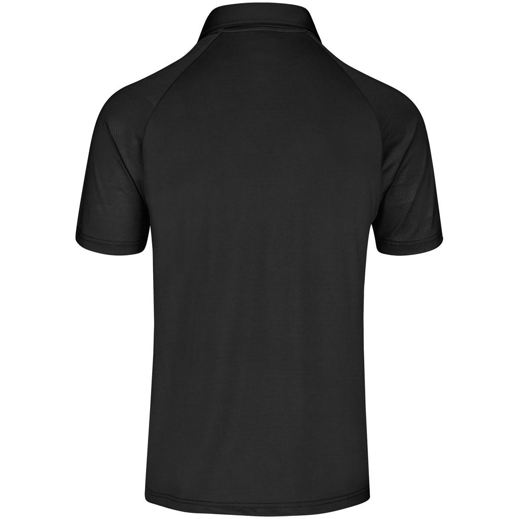 Mens Santorini Golf Shirt - Black — view 3