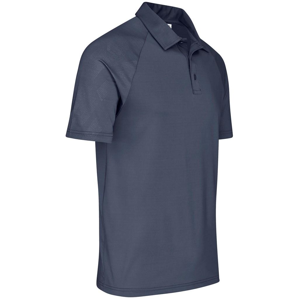 Mens Santorini Golf Shirt - Grey — view 2