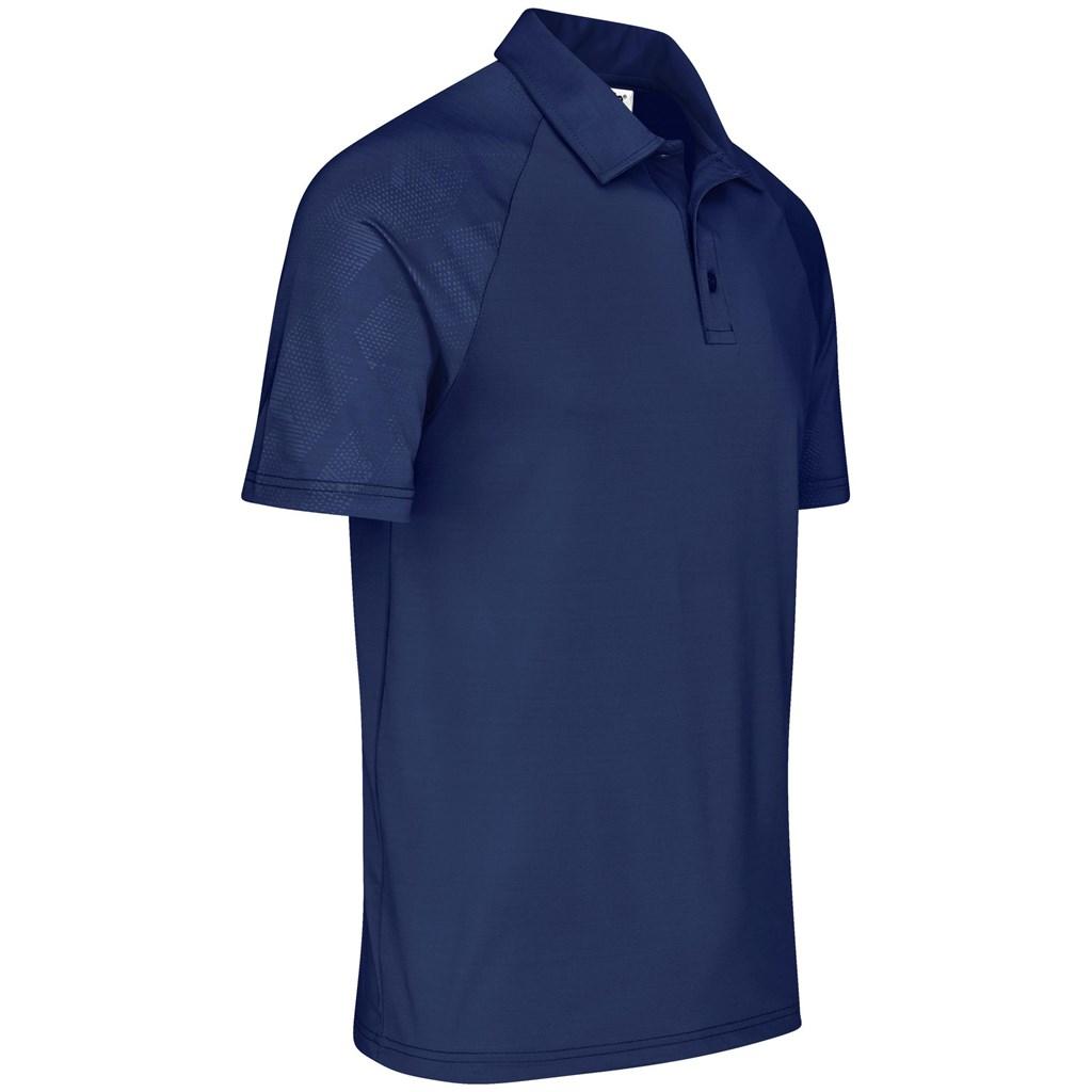 Mens Santorini Golf Shirt - Navy — view 3
