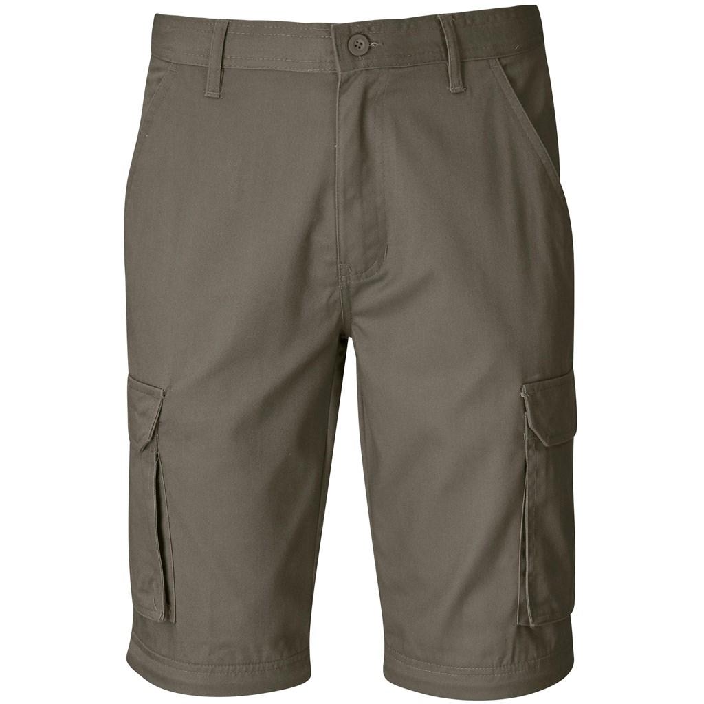 Mens Cargo Zip Off Pants - Khaki — view 13