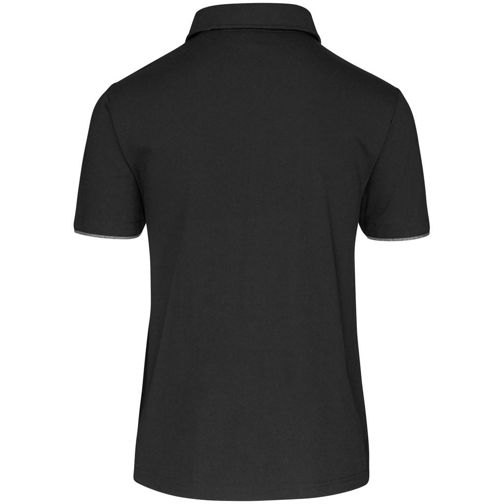 Mens Delta Golf Shirt - Black — view 3