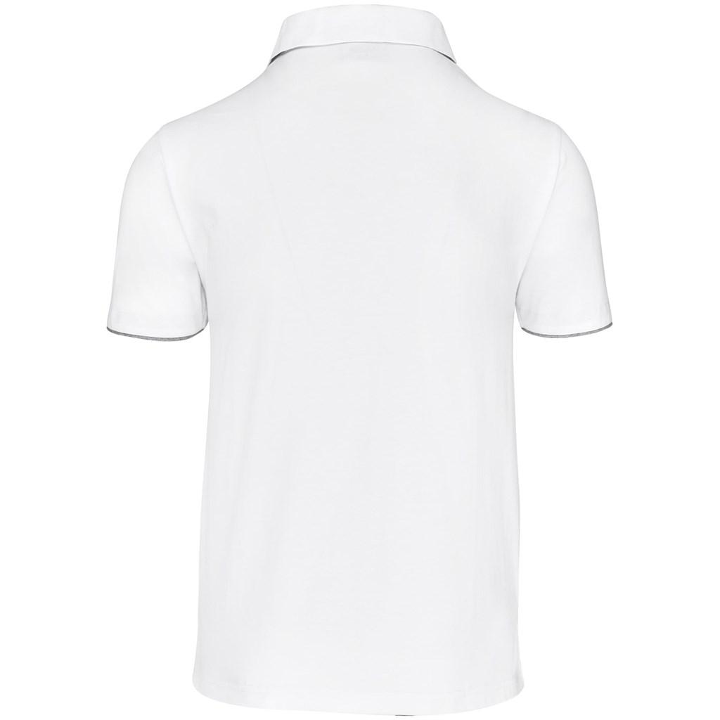 Mens Delta Golf Shirt - White — view 4
