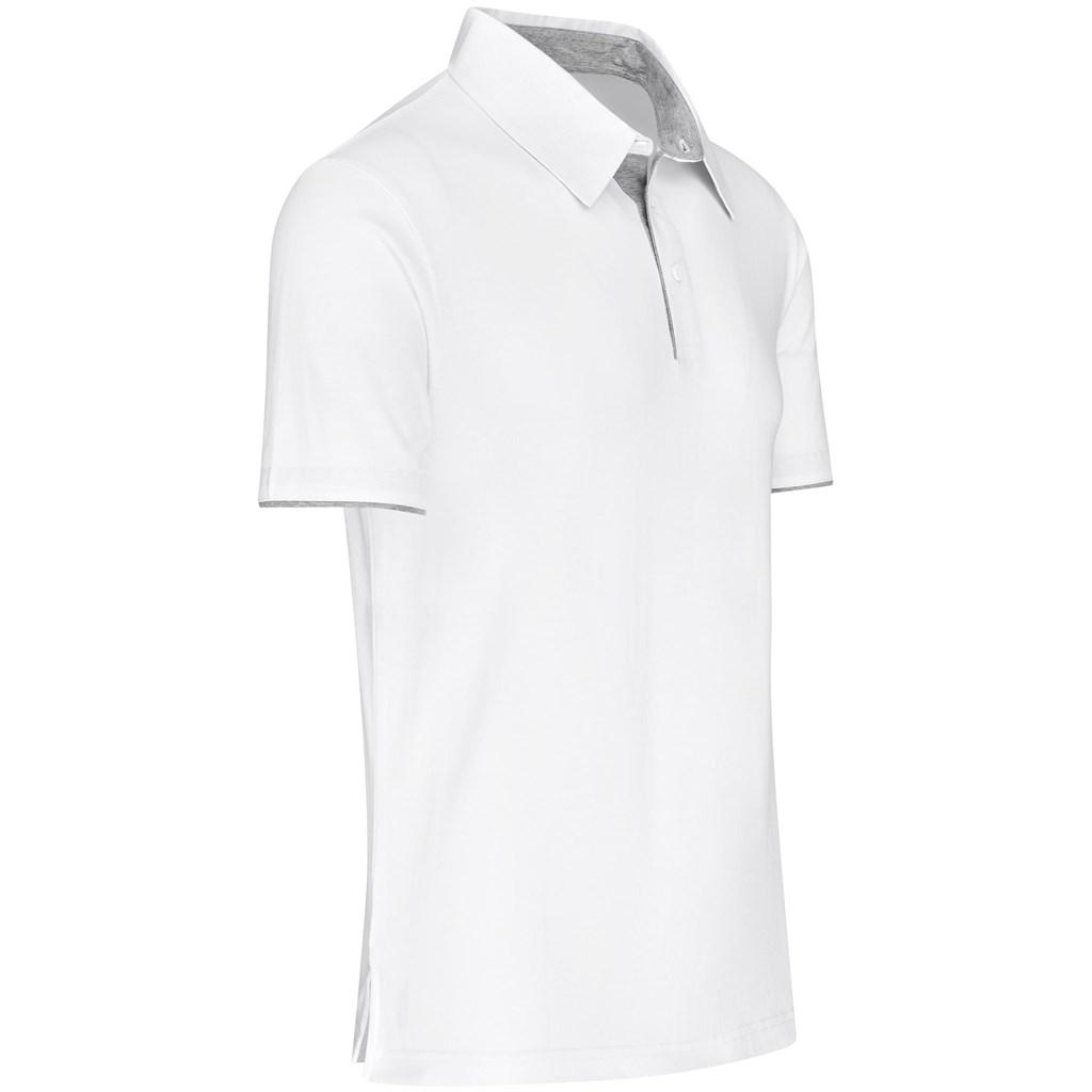 Mens Delta Golf Shirt - White — view 3