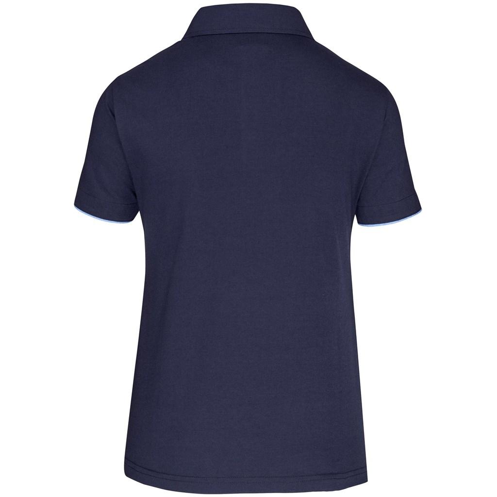 Ladies Delta Golf Shirt - Navy — view 2