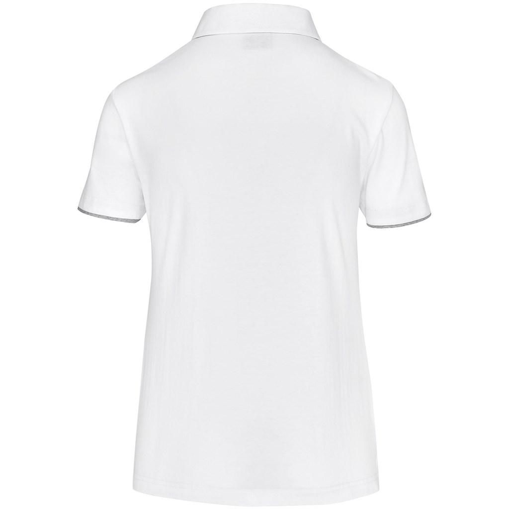 Ladies Delta Golf Shirt - White — view 3