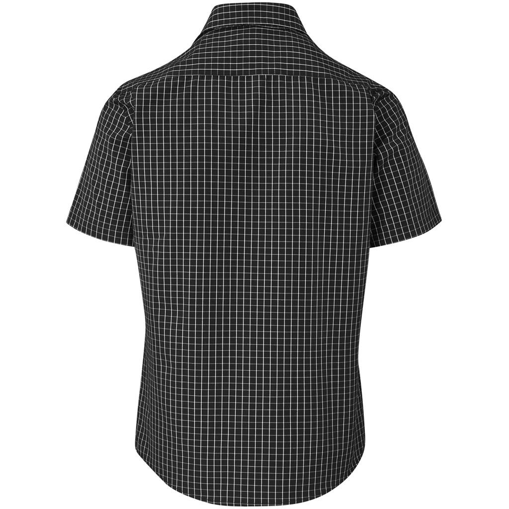 Mens Short Sleeve Aston Shirt - Black — view 3