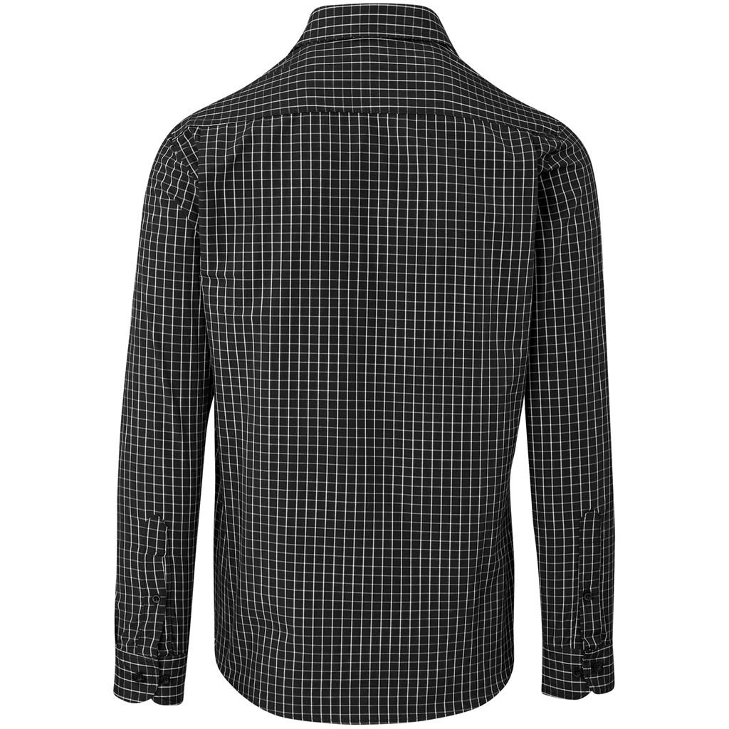 Men Long Sleeve Aston Shirt - Black — view 2