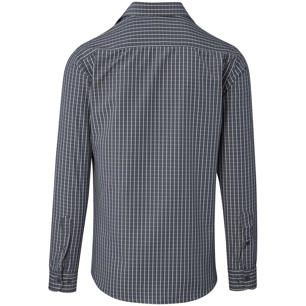 Men Long Sleeve Aston Shirt - Grey — view 2