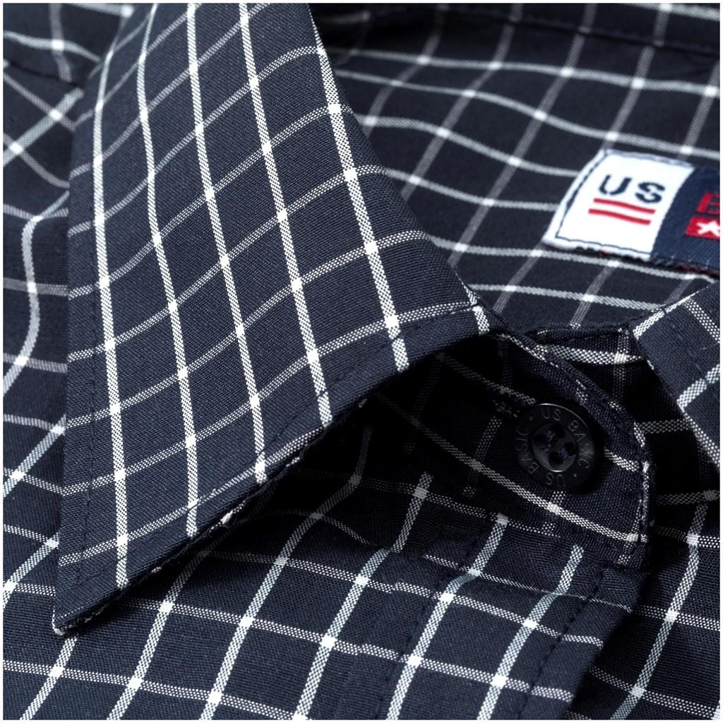 Ladies Long Sleeve Aston Shirt - Navy — view 2