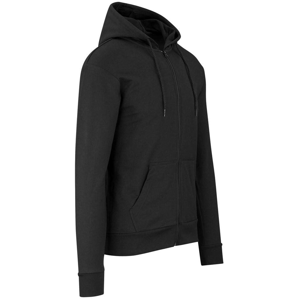 Mens Bravo Hooded Sweater - Black — view 2
