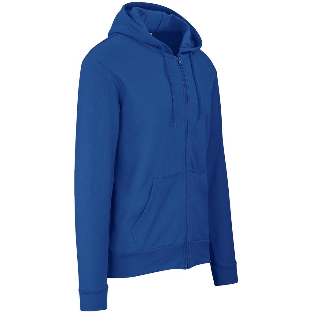 Mens Bravo Hooded Sweater - Blue — view 3
