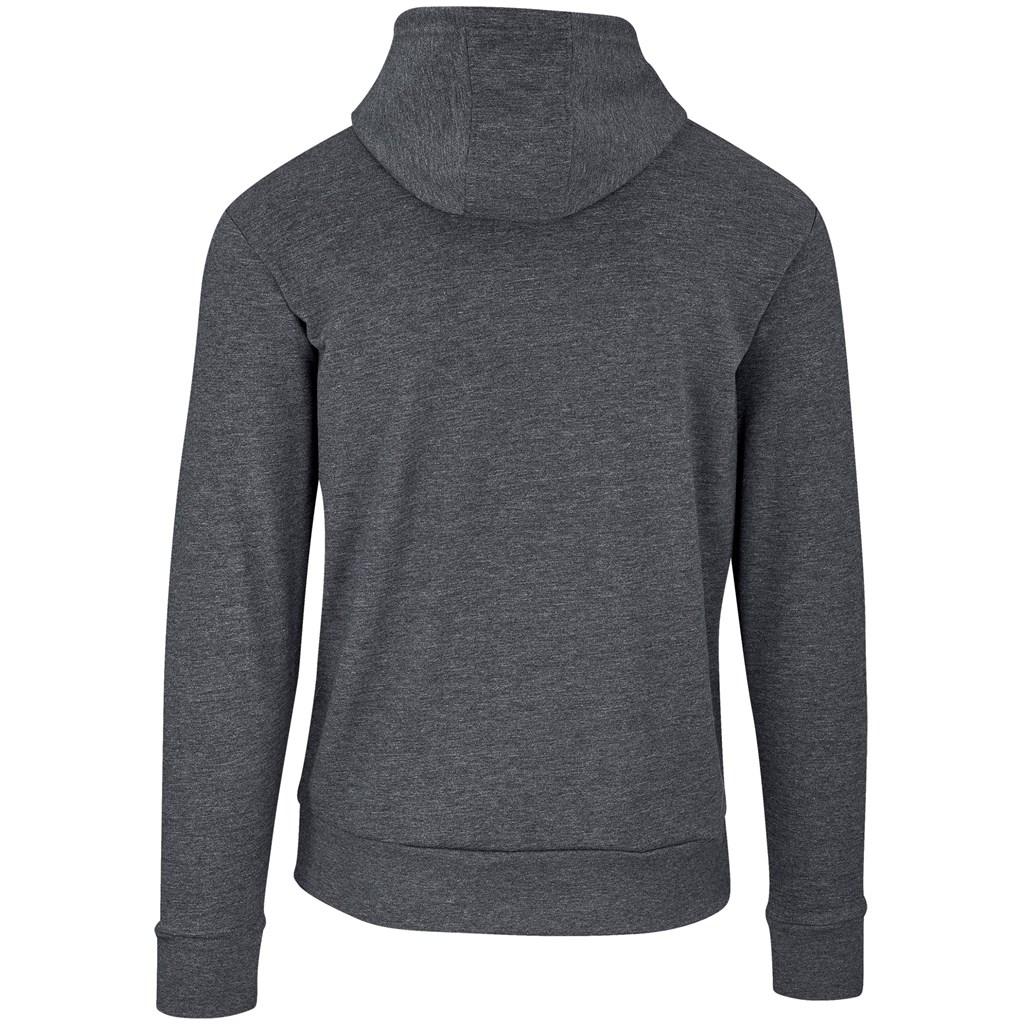 Mens Bravo Hooded Sweater - Charcoal — view 3