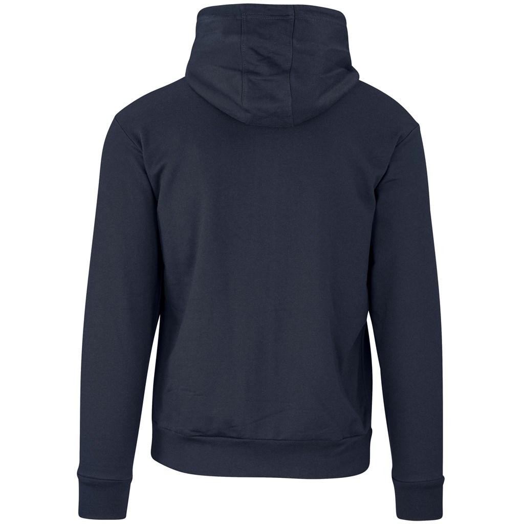 Mens Bravo Hooded Sweater - Navy — view 2