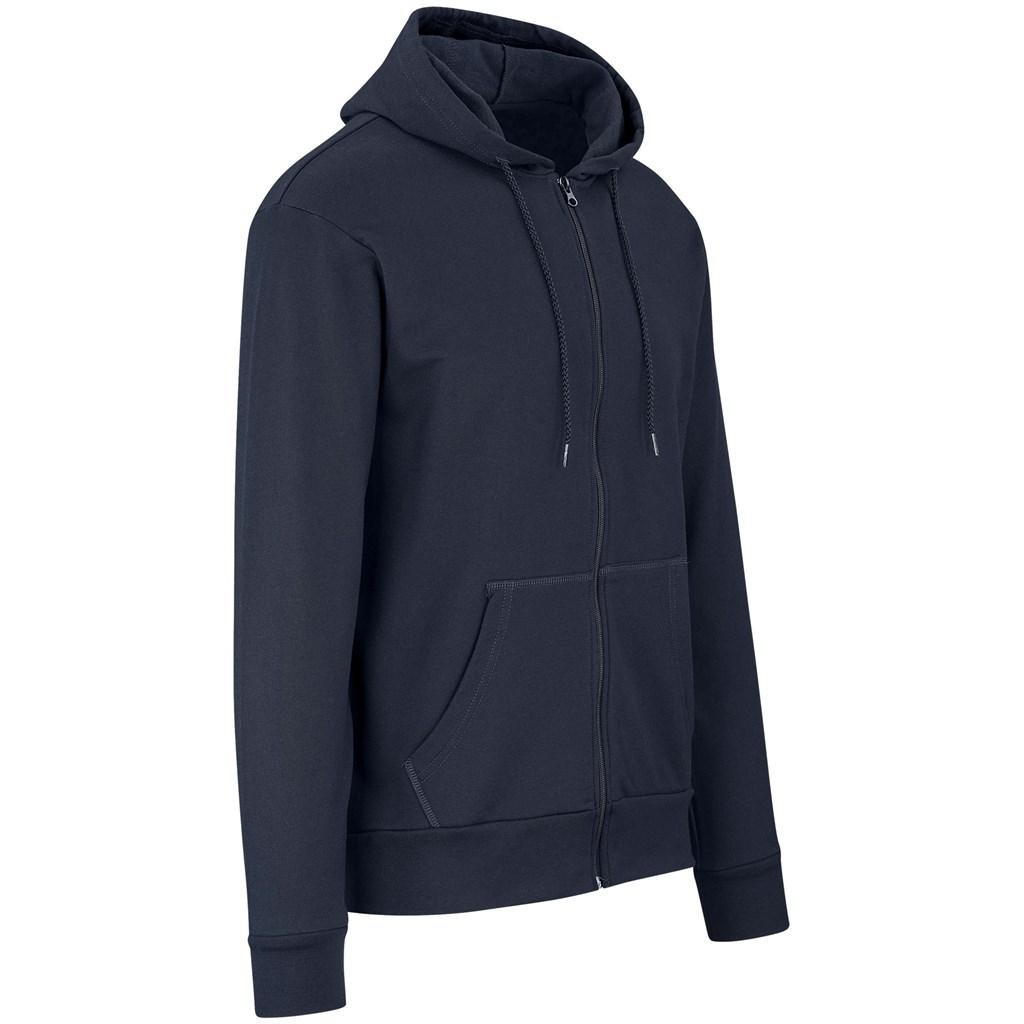 Mens Bravo Hooded Sweater - Navy — view 3