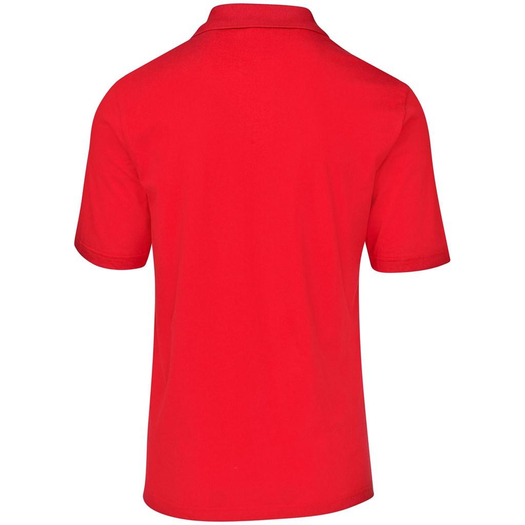 Mens Cardinal Golf Shirt - Red — view 3