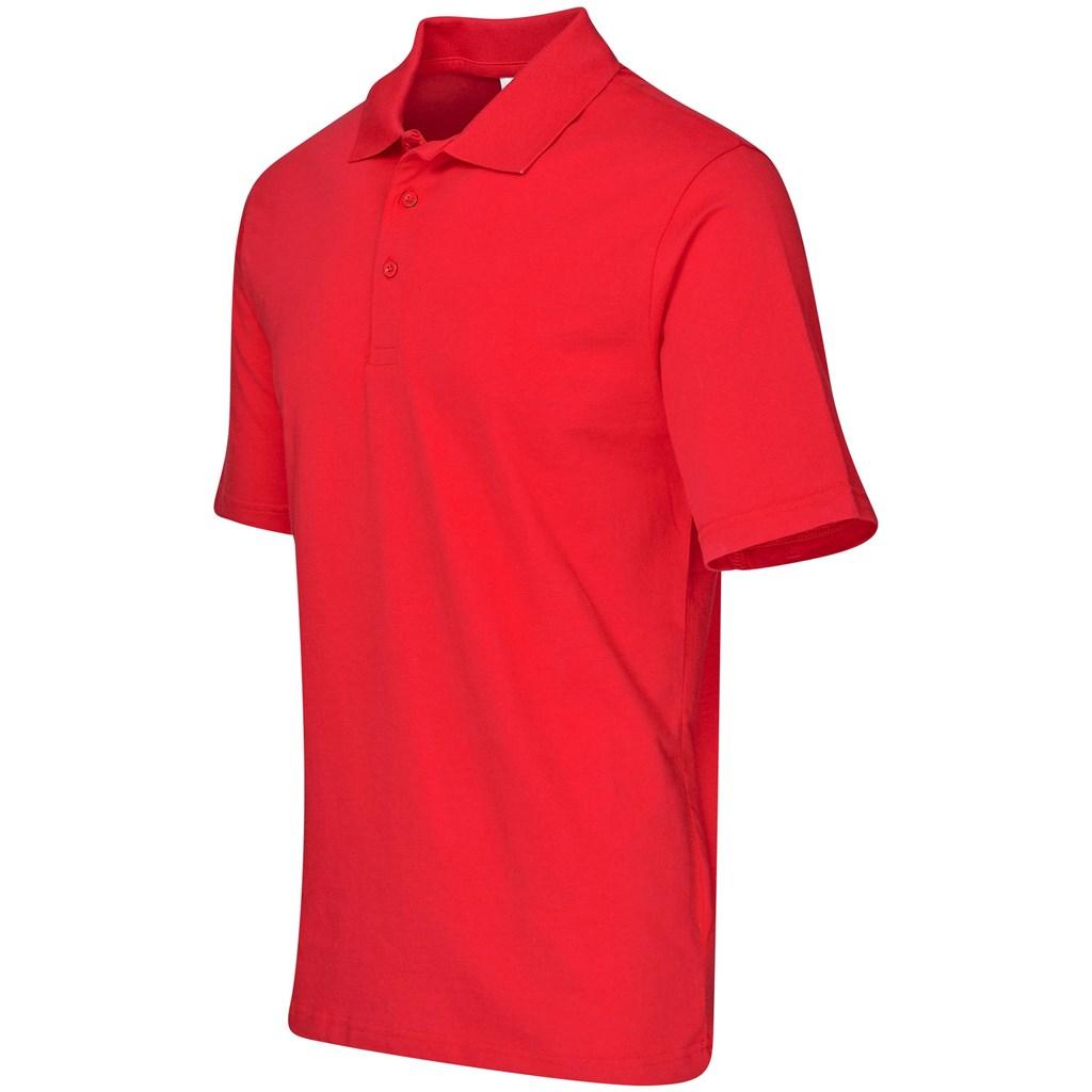 Mens Cardinal Golf Shirt - Red — view 2