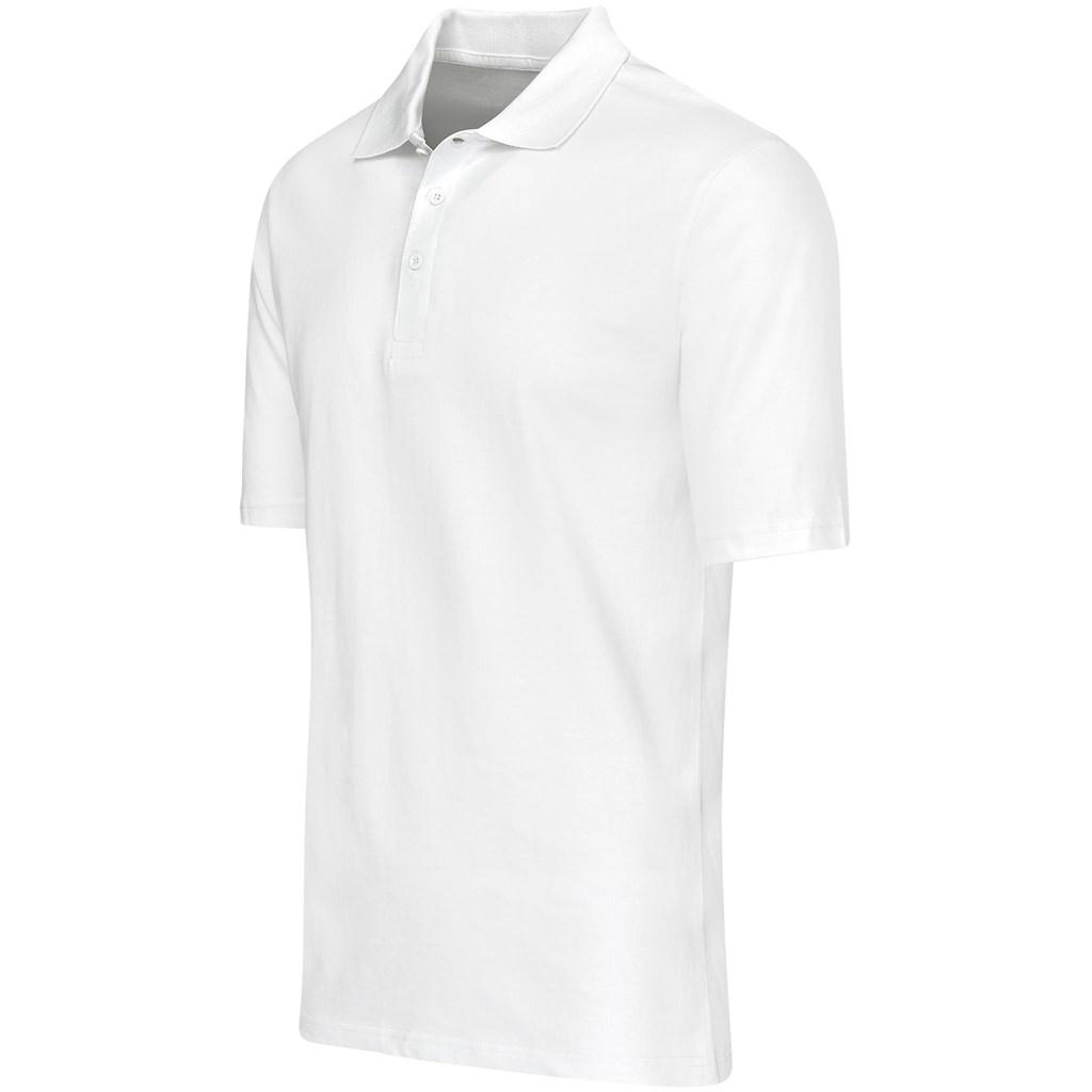 Mens Cardinal Golf Shirt - White — view 2